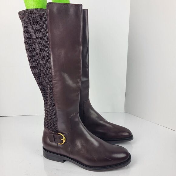 Cole Haan Clover Tall knee high stretch Boot Leather 8.5 B - Picture 3 of 15